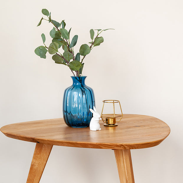 Oval oak coffee table 67x69 cm Orbetello