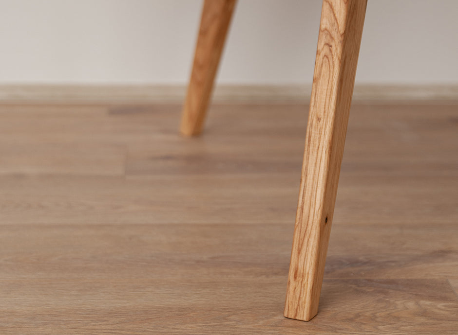 Round oak table 110 cm Orbetello