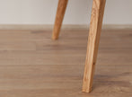 Round oak table 110 cm Orbetello