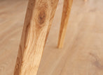 Oval oak coffee table 95x96 cm Orbetello