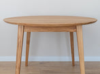 Round oak table 110 cm Orbetello
