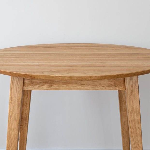 Round oak table 90 cm Orbetello