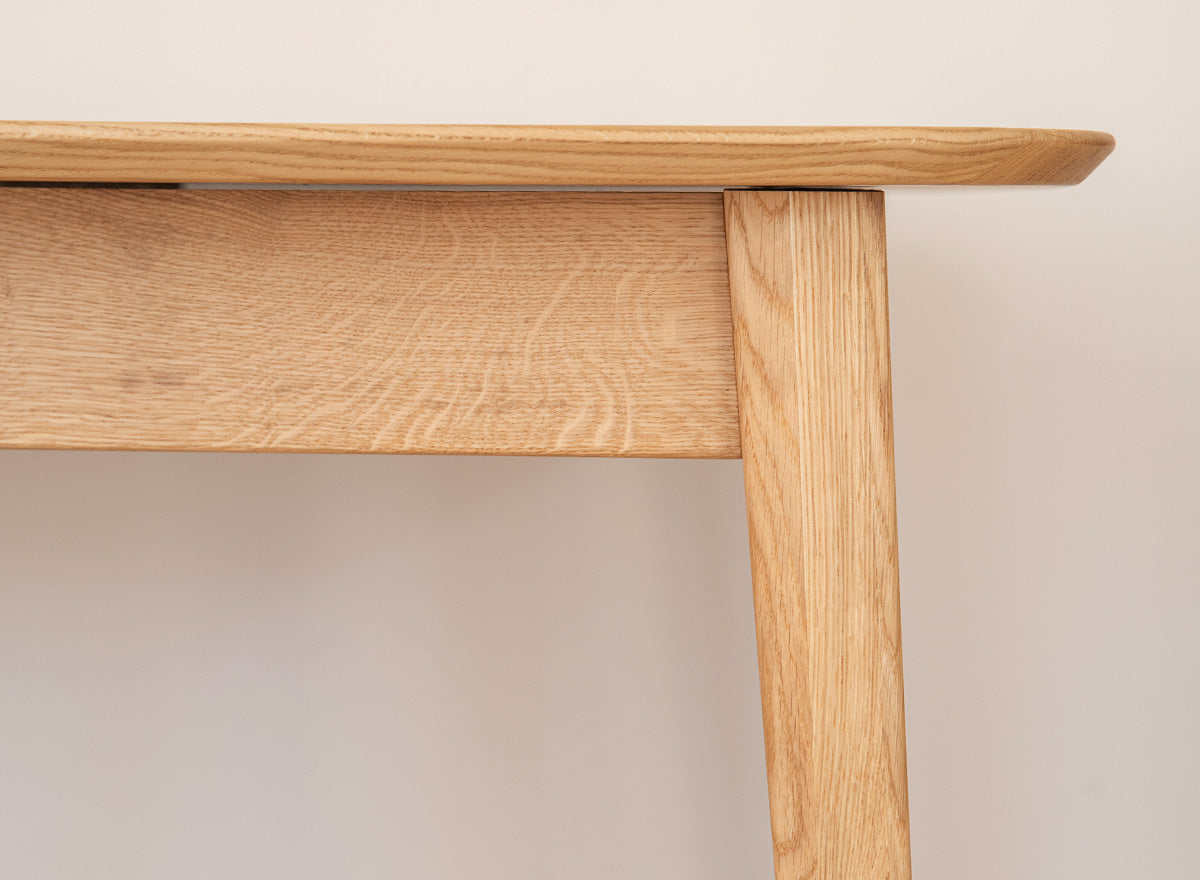 Rectangular extendable table 120cm, oak Orbetello