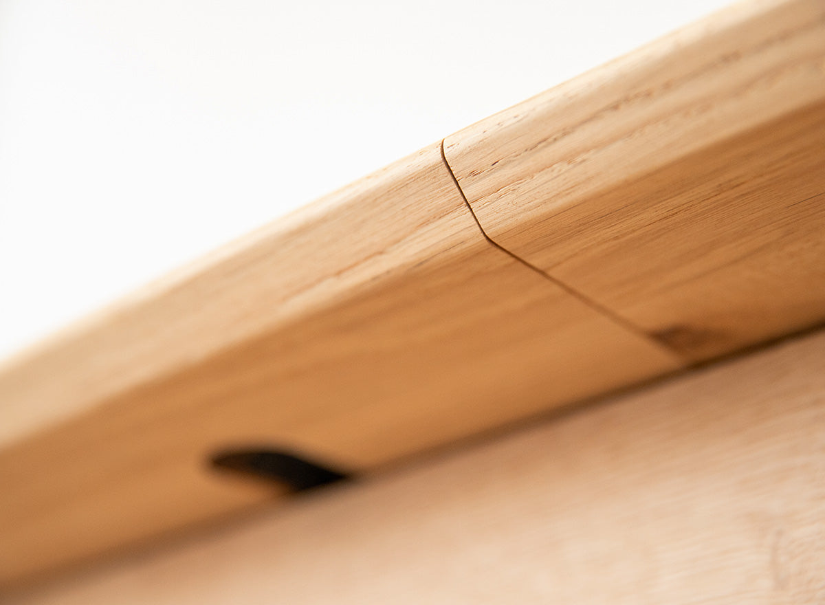 Rectangular extendable table 120cm, oak Orbetello