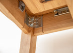 Rectangular extendable table 120cm, oak Orbetello