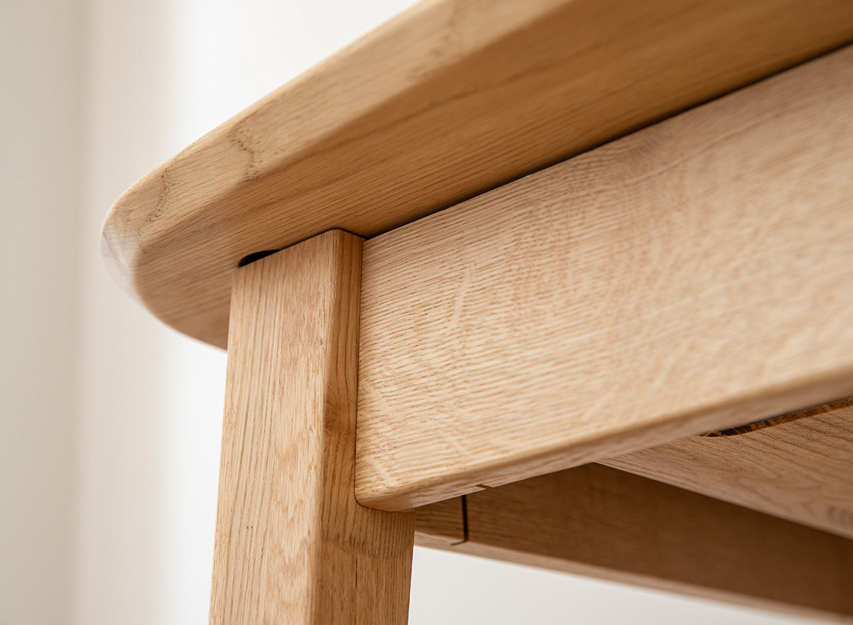 Rectangular extendable table 120cm, oak Orbetello