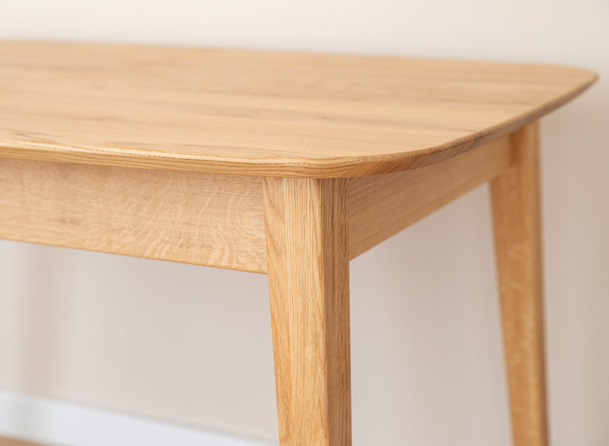 Rectangular extendable table 120cm, oak Orbetello