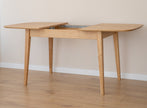 Rectangular extendable table 120cm, oak Orbetello