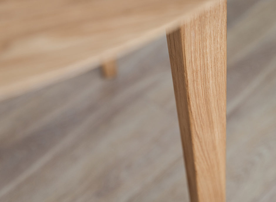 Round oak table 110 cm Orbetello