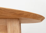 Round oak table 110 cm Orbetello