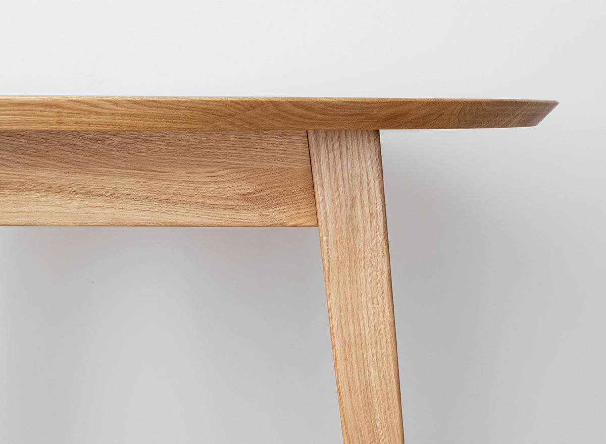 Round oak table 110 cm Orbetello