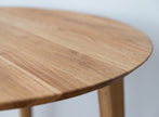 Round oak table 110 cm Orbetello