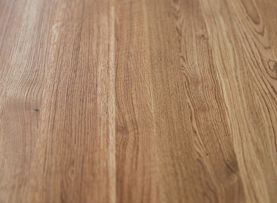 Round oak table 110 cm Orbetello