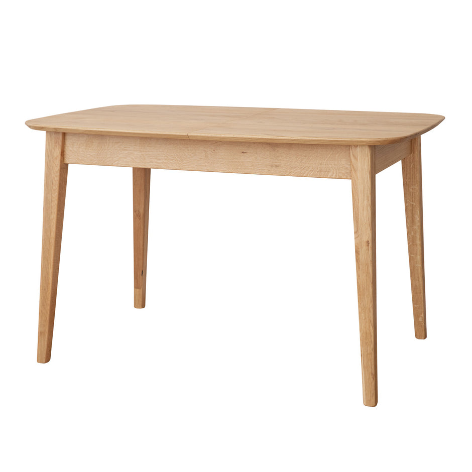 Rectangular extendable table 120cm, oak Orbetello