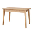 Rectangular extendable table 120cm, oak Orbetello